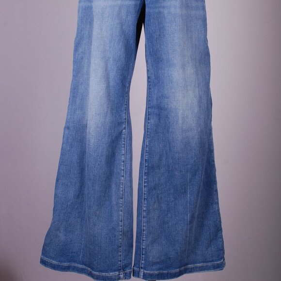 EUC WHBM High-Rise Wide Leg Nautical Jean, Sz - 14L - Picture 3 of 7